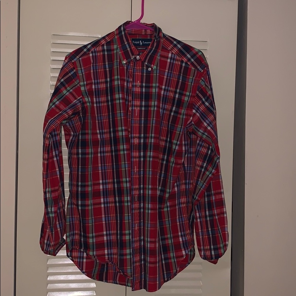 Long sleeve polo shirt